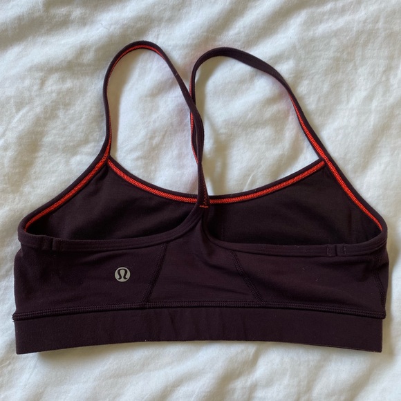 Lululemon Flow Y Bra Purple Size 6 - Picture 2 of 4